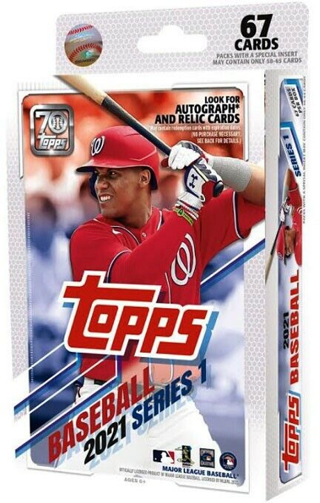 2021 Topps Series 1 Baseball Cards Hanger Box - Collectibles