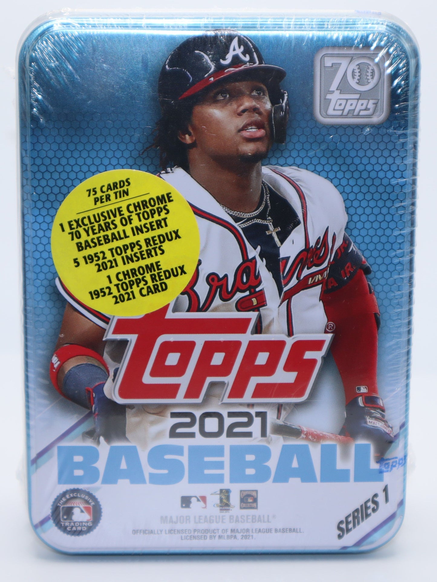 2021 Topps Series 1 Baseball Cards Tin Pack - Collectibles
