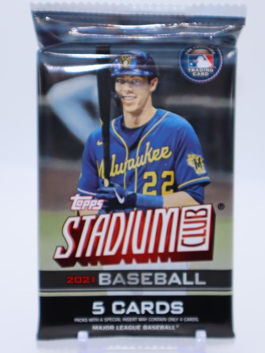 2021 Topps Stadium Club Baseball Cards Blaster Box Wax Pack - Collectibles