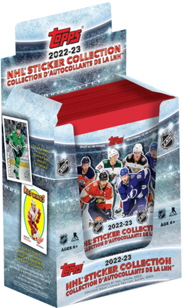 2022-23 Topps NHL Sticker Collection Box (50 Packs)