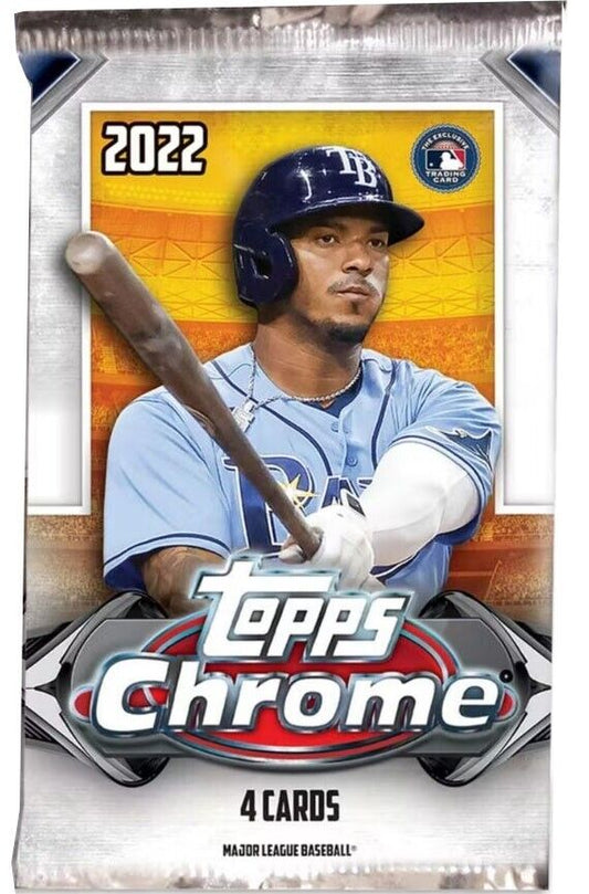 2022 Topps Chrome Baseball Cards Blaster Box Pack - Collectibles