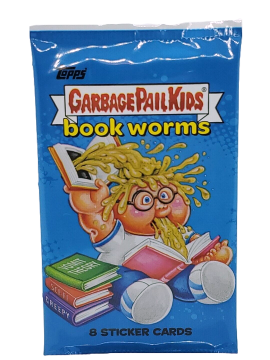 2022 Topps Garbage Pail Kids: Book Worms Hobby Pack (8 Sticker Cards) - Collectibles