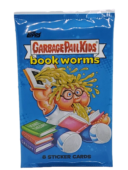 2022 Topps Garbage Pail Kids: Book Worms Hobby Pack (8 Sticker Cards) - Collectibles