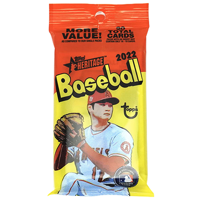 2022 Topps Heritage Baseball Value Pack - 20 Cards - Collectibles