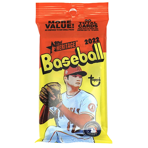 2022 Topps Heritage Baseball Value Pack - 20 Cards - Collectibles