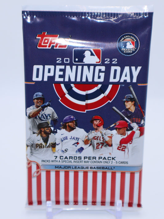 2022 Topps Opening Day Baseball Cards Blaster Box Wax Pack - Collectibles
