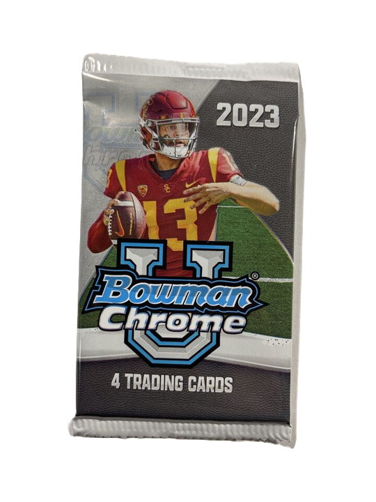 2023 Bowman Chrome U Football Blaster Pack - Collectibles
