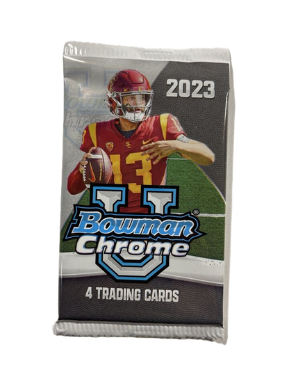 2023 Bowman Chrome U Football Blaster Pack - Collectibles