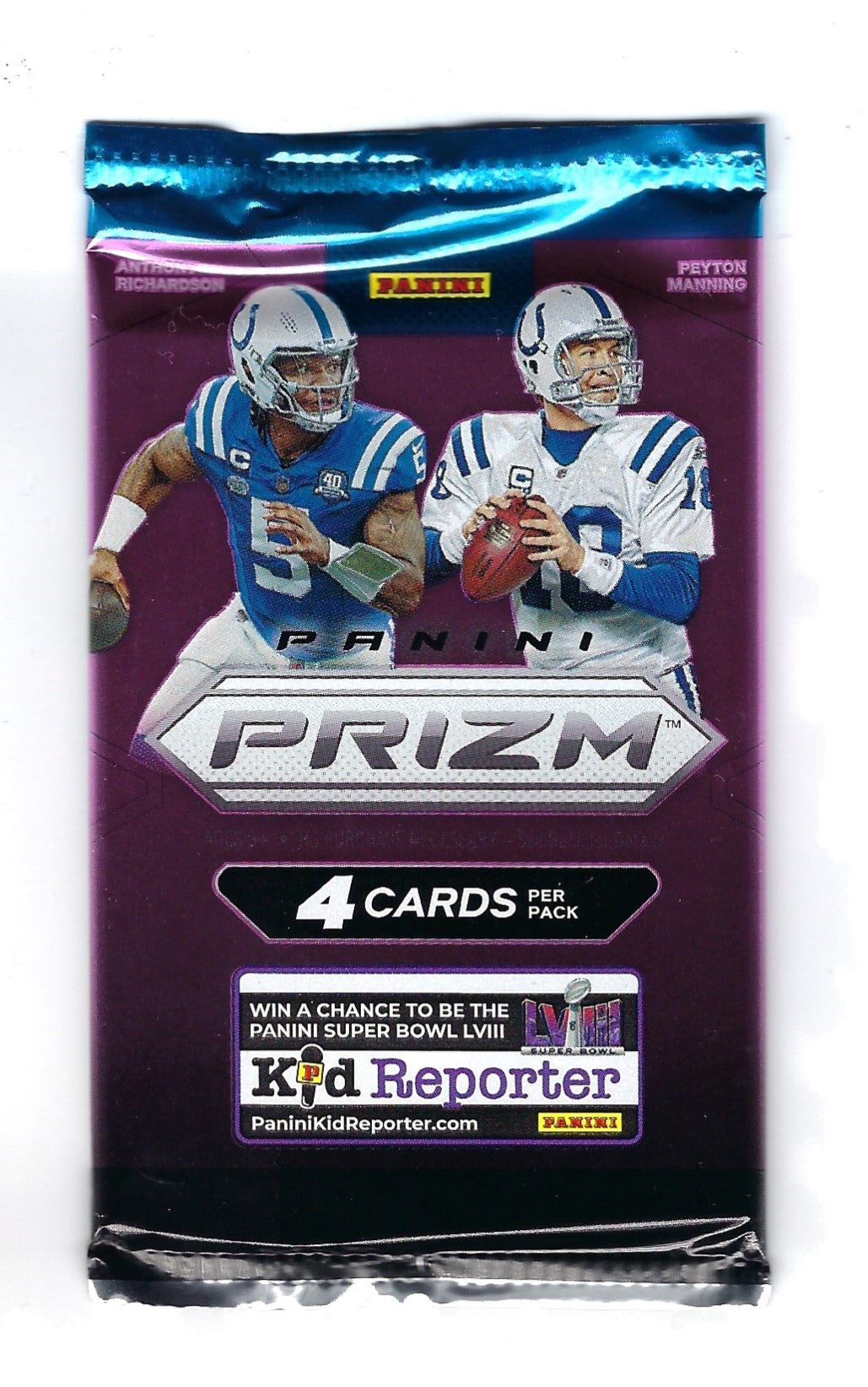 2023 Panini Prizm Football Blaster Pack (4 Cards) - Collectibles