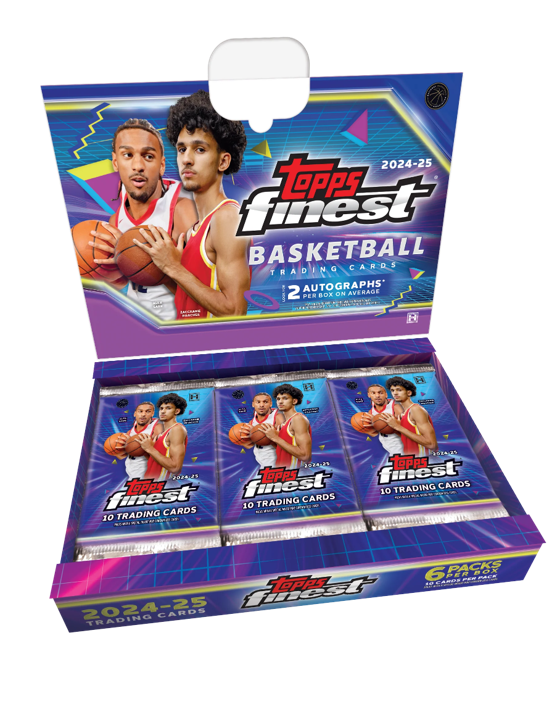 2024-25 Topps Finest Basketball Hobby Box (6 Packs)