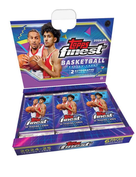 2024-25 Topps Finest Basketball Hobby Box (6 Packs)