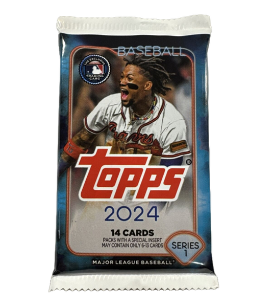 2024 Topps Series 1 Baseball Monster Box Pack (14 Cards) - Collectibles