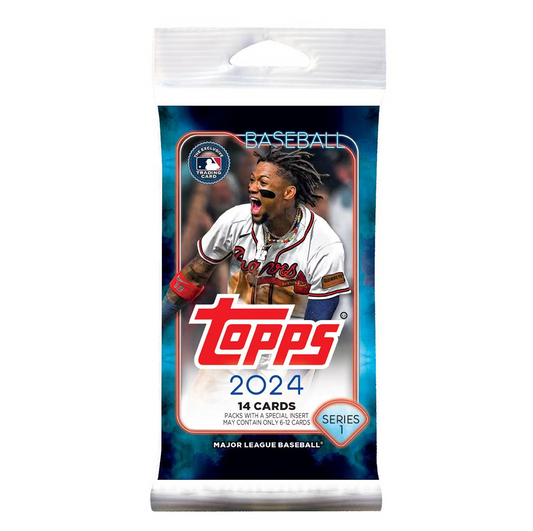 2024 Topps Series 1 Baseball Retail Hanger Pack (14 Cards) - Collectibles