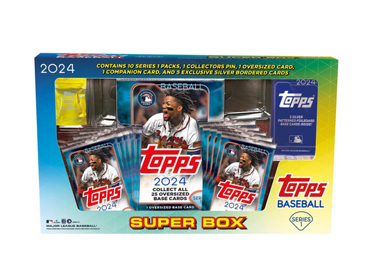 2024 Topps Series 1 Baseball Super Box - Collectibles