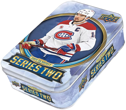 2025-26 Upper Deck Series 2 Hockey Tin (9 Packs)