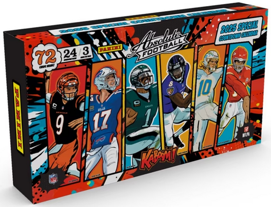 2025 Panini Absolute Football Countdown Calendar (24 Packs)