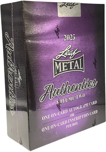 2025 Leaf Metal Authentics Volume 2 Hobby Box (1 AUTO)