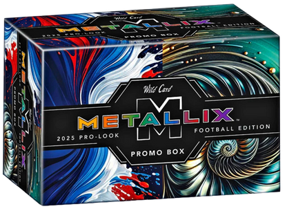 2025 Wild Card Metallix Football Promo Deck Box (5 Cards)