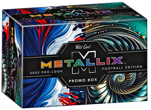 2025 Wild Card Metallix Football Promo Deck Box (5 Cards)