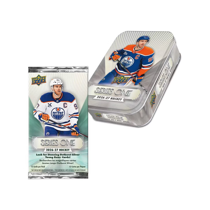 2026-27 Upper Deck Series 1 Hockey Tin (9 Packs)
