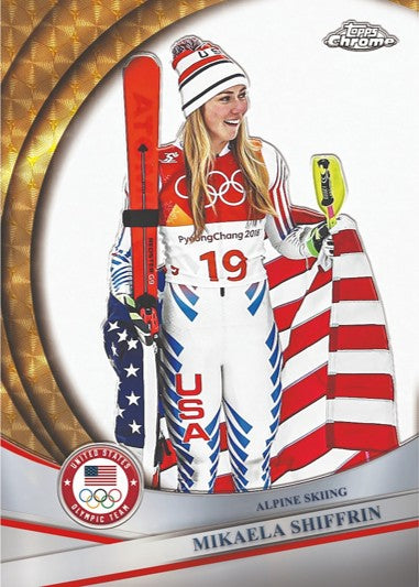 2026 Topps Chrome US Olympics Blaster Pack (4 Cards)