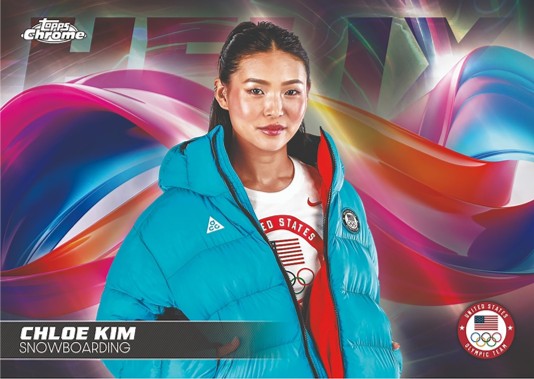 2026 Topps Chrome US Olympics Blaster Pack (4 Cards)