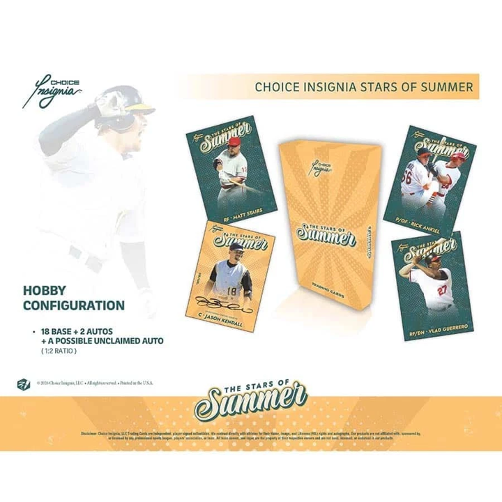 2026 Choice Insignia The Stars of Summer Hobby Box (20 Cards)
