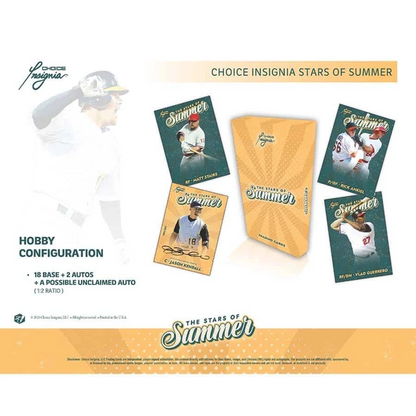 2026 Choice Insignia The Stars of Summer Hobby Box (20 Cards)