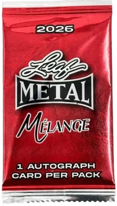 2026 Leaf Metal Melange Autograph Pack (1 Auto)