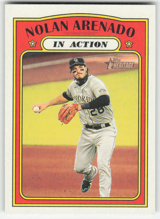 2021 Topps Heritage #314 Nolan Arenado