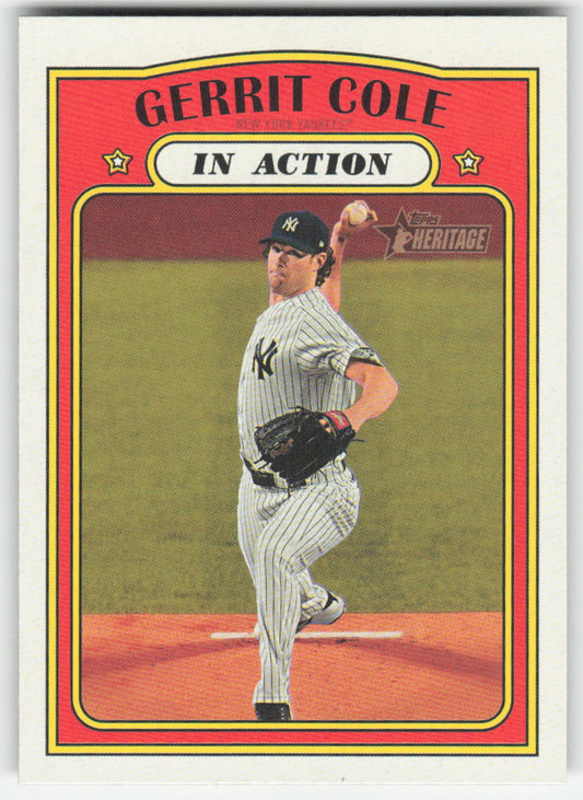2021 Topps Heritage #250 Gerrit Cole