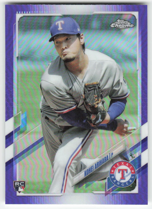 2021 Topps Chrome Update #USC68 Kohei Arihara Purple Refractor