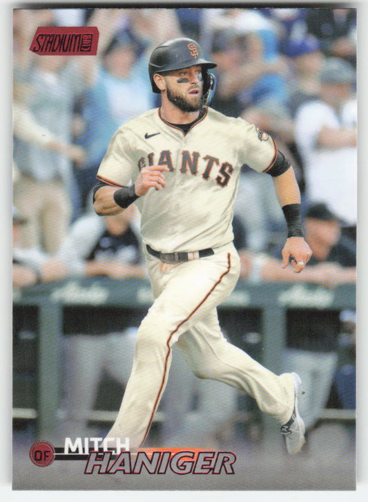 2023 Stadium Club #281 Mitch Haniger Red Foil