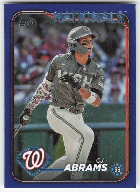 2024 Topps #37 CJ Abrams Royal Blue