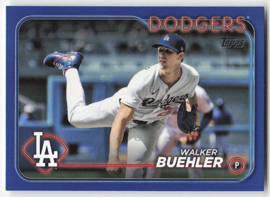 2024 Topps #196 Walker Buehler Royal Blue