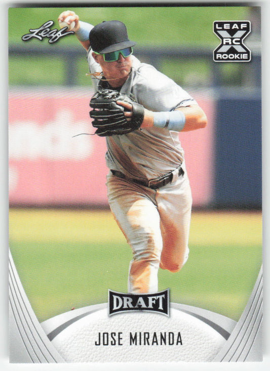 2021 Leaf Draft #37 Jose Miranda