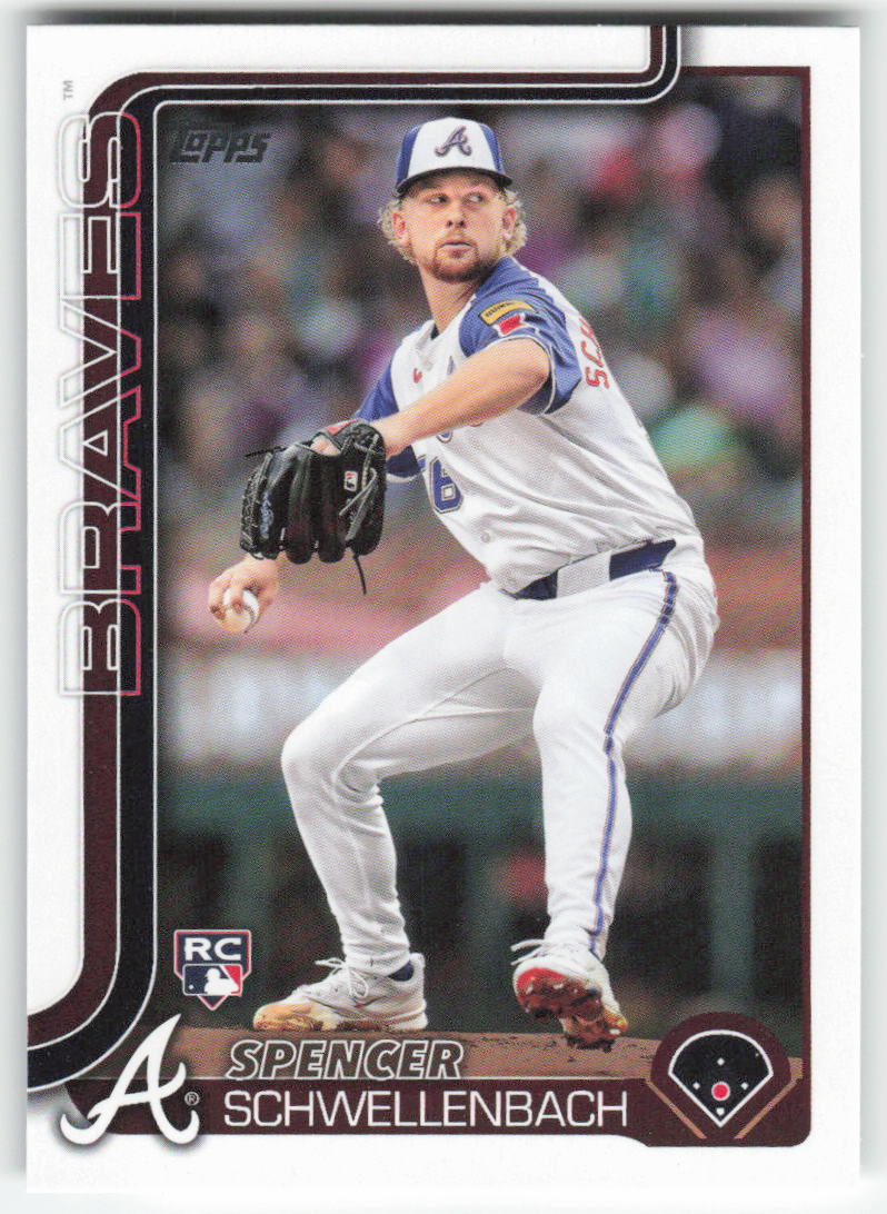 2025 Topps #103 Spencer Schwellenbach Atlanta Braves Rookie 658