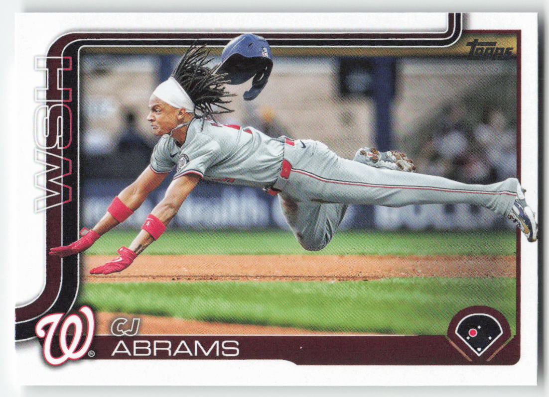2025 Topps #122 CJ Abrams Washington Nationals 703