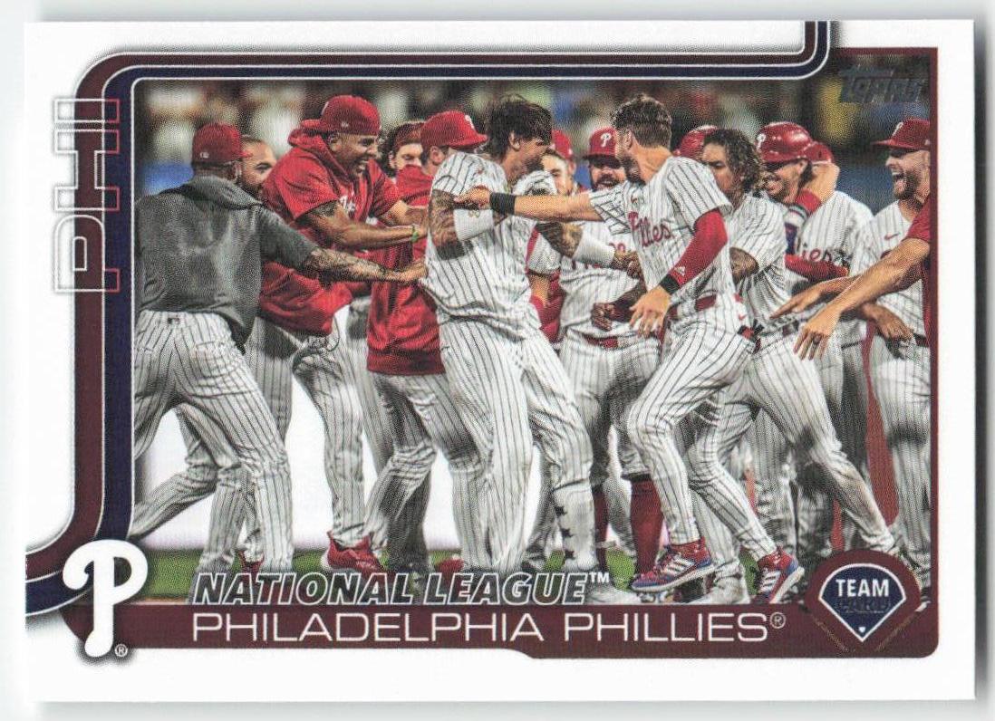 2025 Topps #159 Team Card Philadelphia Phillies 723