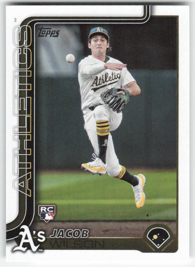 2025 Topps #314 Jacob Wilson Athletics Rookie 768