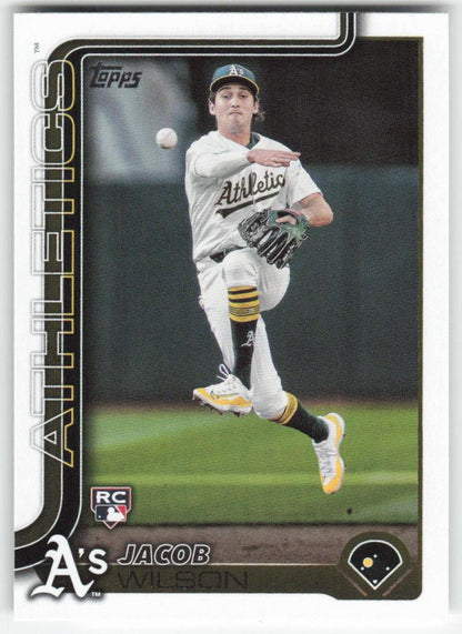 2025 Topps #314 Jacob Wilson Athletics Rookie 768