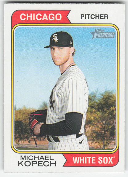 2023 Topps Heritage #229 Michael Kopech Chicago White Sox 813