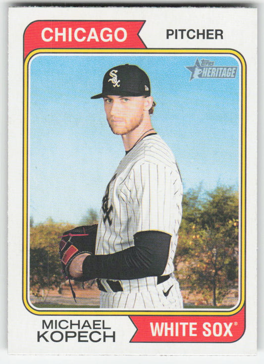 2023 Topps Heritage #229 Michael Kopech Chicago White Sox 813