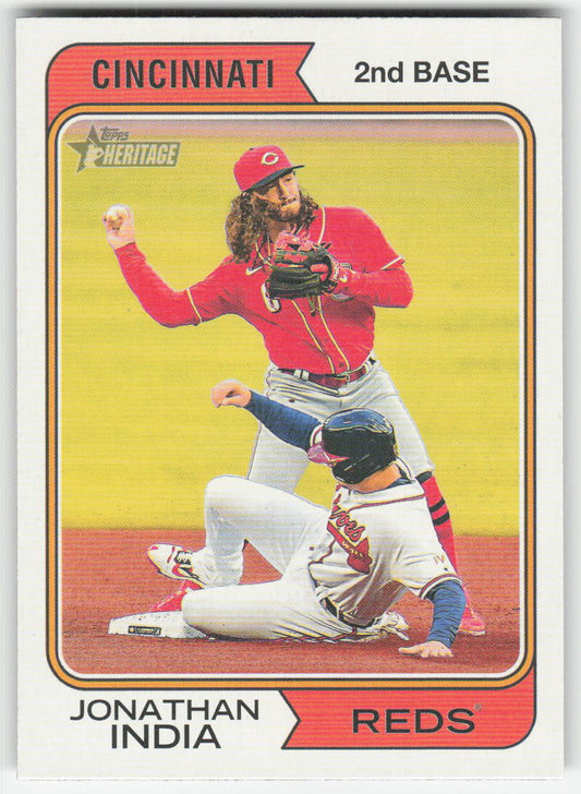 2023 Topps Heritage #10 Jonathan India Cincinnati Reds 815