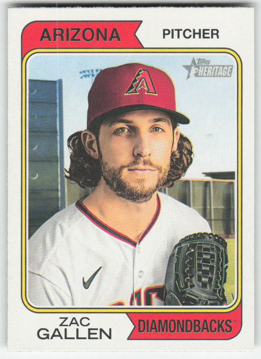 2023 Topps Heritage #143 Zac Gallen Arizona Diamondbacks 817
