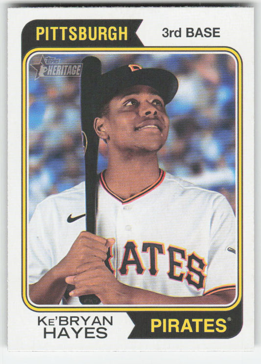 2023 Topps Heritage #372 Ke'Bryan Hayes Pittsburgh Pirates 819