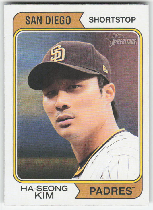 2023 Topps Heritage #346 Ha-Seong Kim San Diego Padres 820