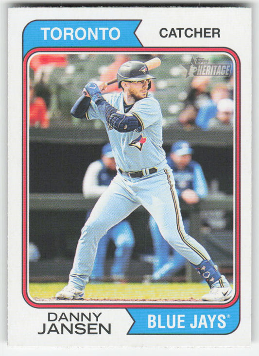 2023 Topps Heritage #296 Danny Jansen Toronto Blue Jays 825