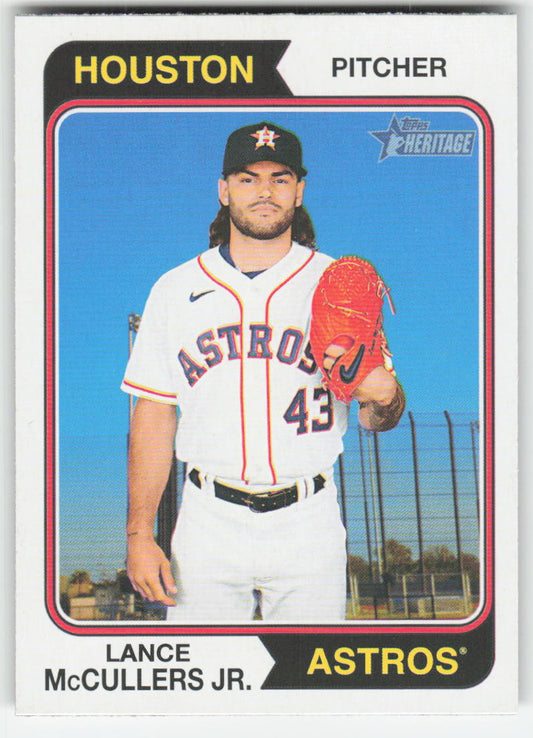 2023 Topps Heritage #235 Lance McCullers Jr. Houston Astros 826