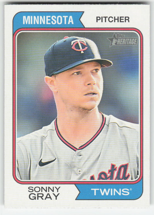 2023 Topps Heritage #149 Sonny Gray Minnesota Twins 827